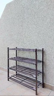Деревянная обувница 4 уровня