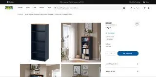 Книжный шкаф IKEA SKRUVBY