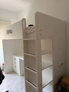 Кровать чердак с рабочим столом