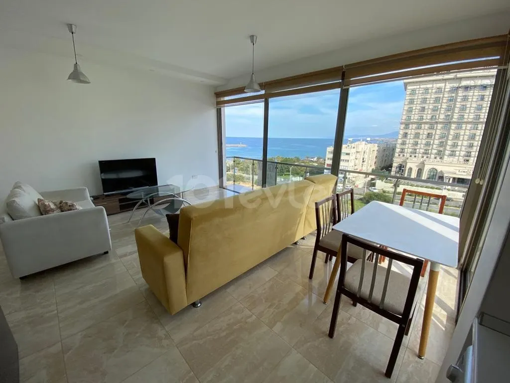 Girne Merkez Eşyalı Kiralık Deniz Manzaralı 2+1 £850